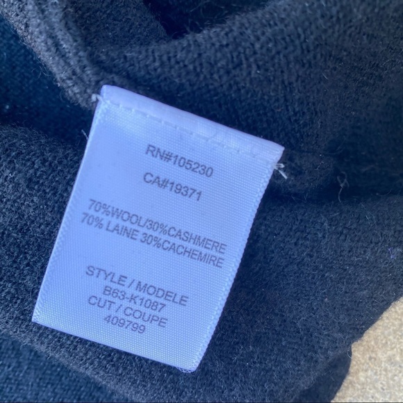 Joie Shatoria Wool Cashmere Sweater V Neck Womens Black Small - Picture 6 of 6